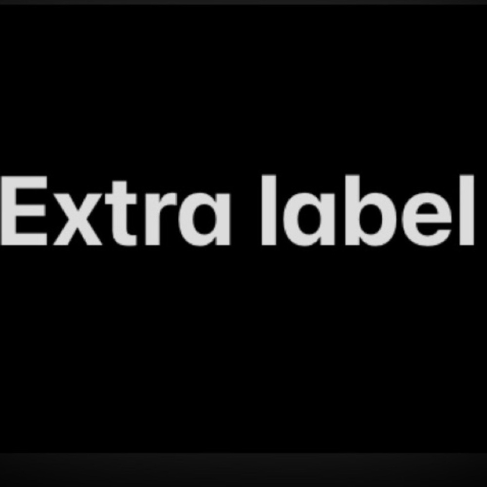 Extra shipping label